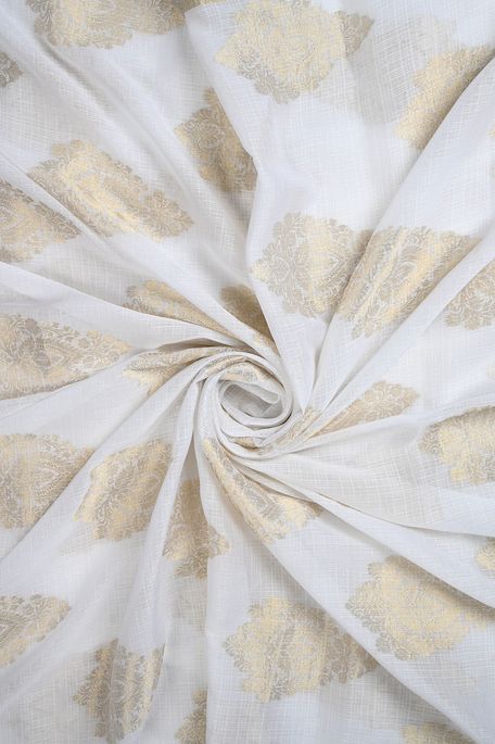 georgette white fabric