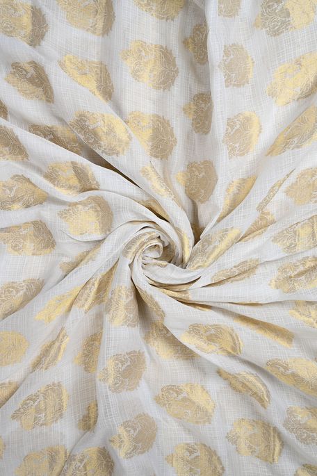 georgette white fabric