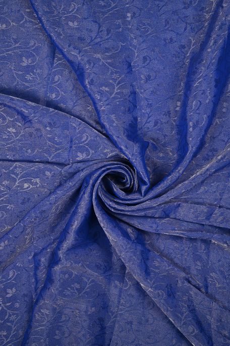 georgette tissue dark marine blue fabric