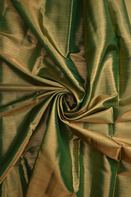 tissue dark raw apple green fabric