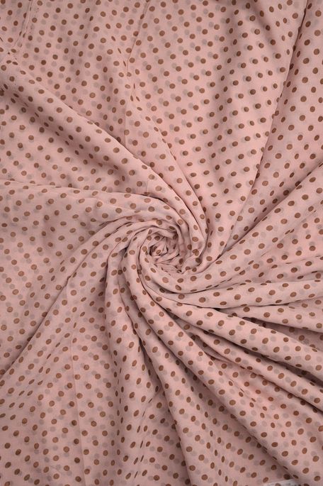 georgette light old rose pink fabric
