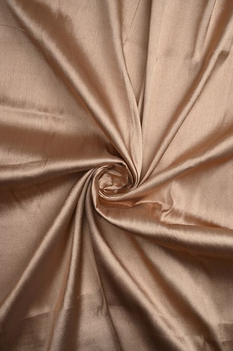 silk tissue natural beige tussar fabric