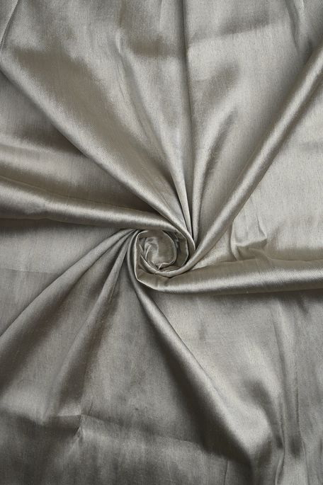 silk tissue light steel grey fabric