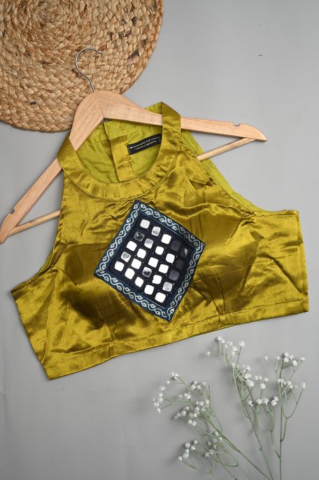 Mashroo military olive green blouse ready to wear