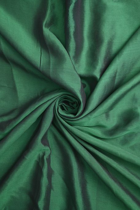 chiffon dark raw apple green fabric
