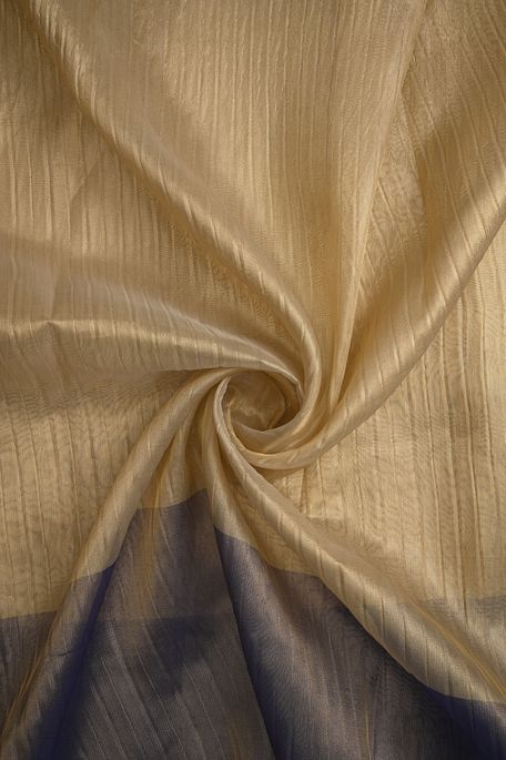 tissue natural beige tussar fabric