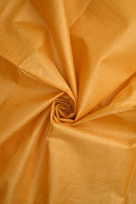 tussar golden yellow fabric