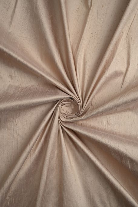 dupion natural beige tussar fabric