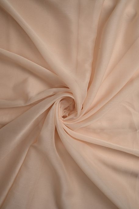 chiffon natural beige tussar fabric