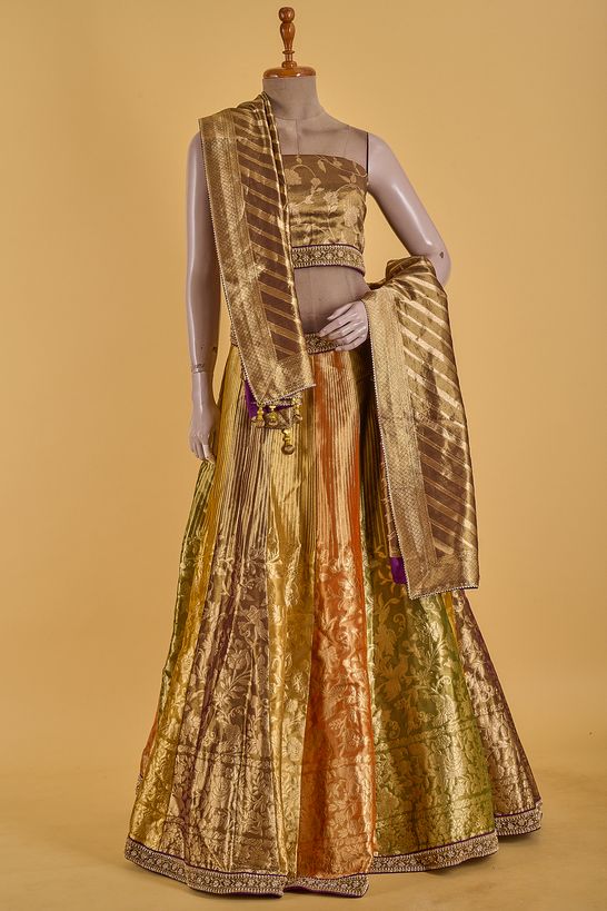 organza tissue burgundy dark wine dry olive green dark earth olive green ghagra choli custom sizing