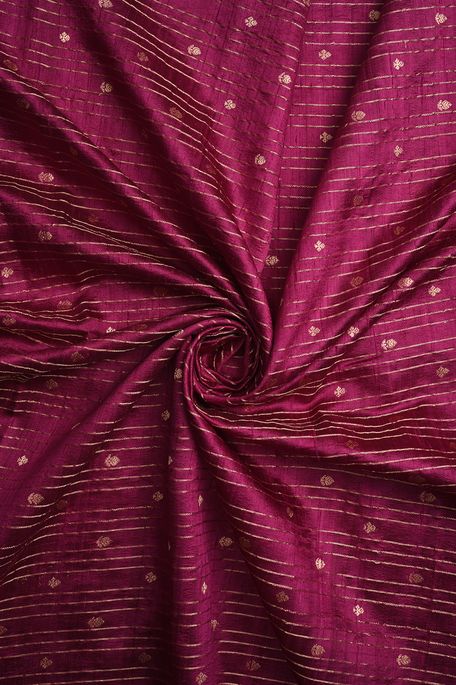 dupion dark magenta pink fabric