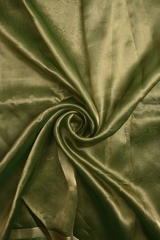 tissue light parrot green fabric