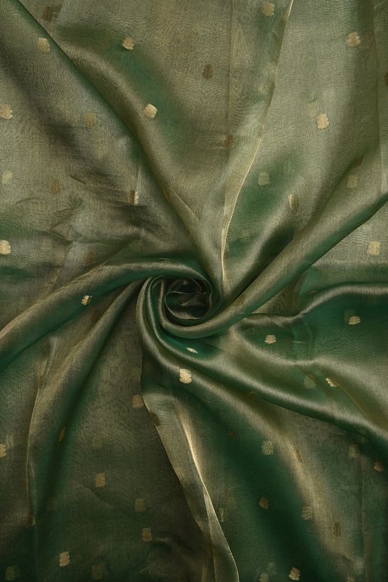 tissue green fabric