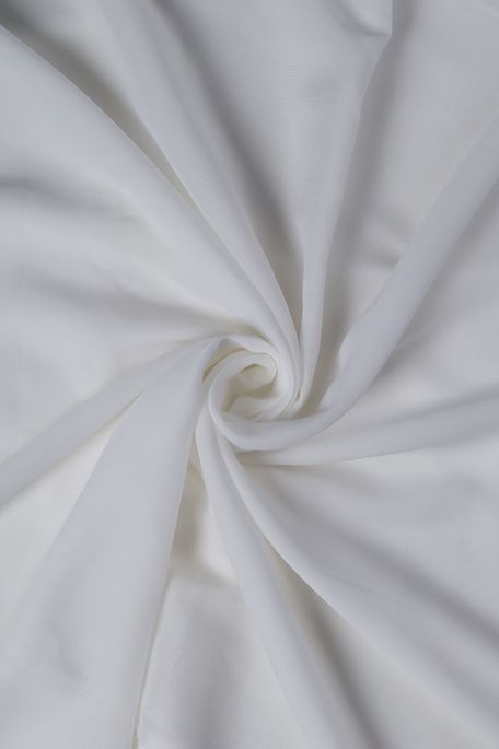 chiffon white fabric