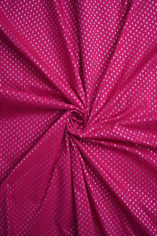 silk fuschia pink fabric