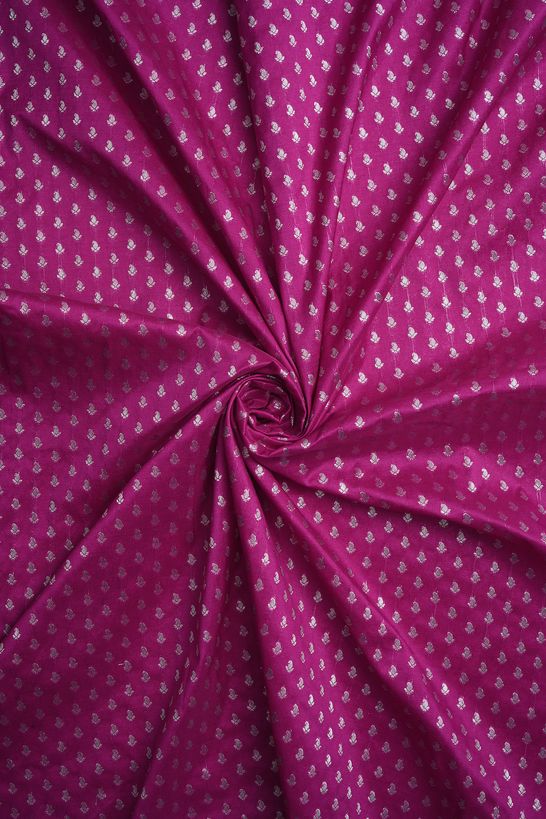 silk magenta pink fabric