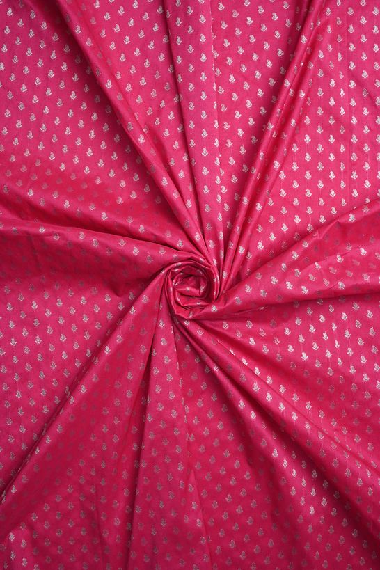 silk fuschia pink fabric