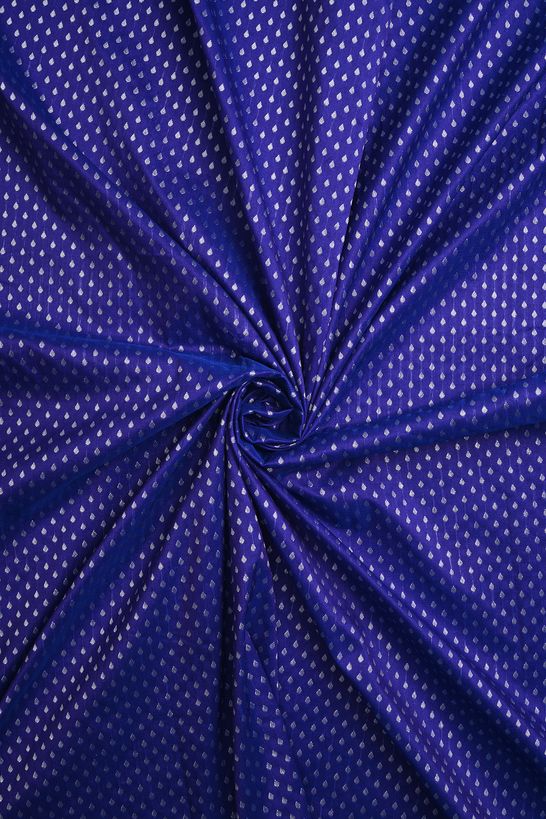 silk dark marine blue fabric