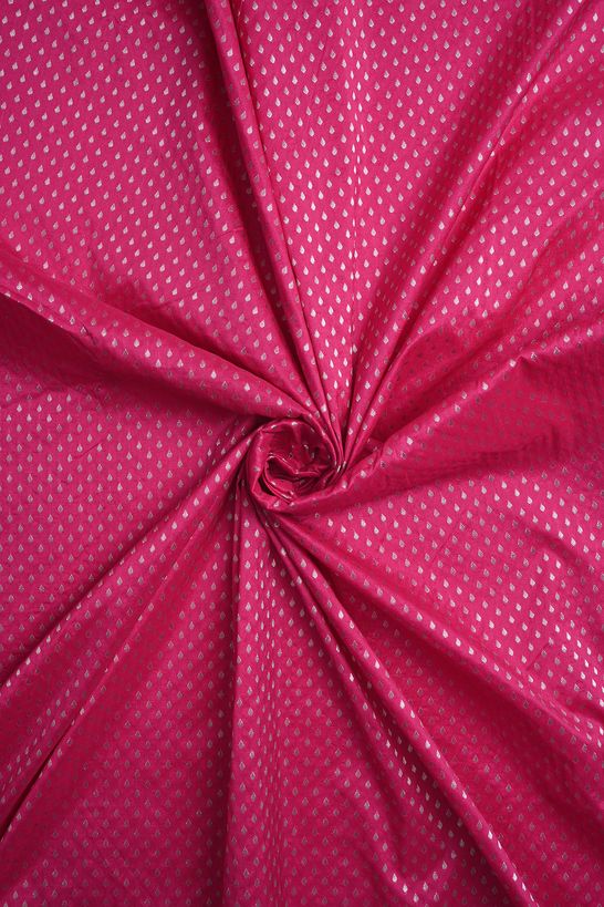 silk fuschia pink fabric