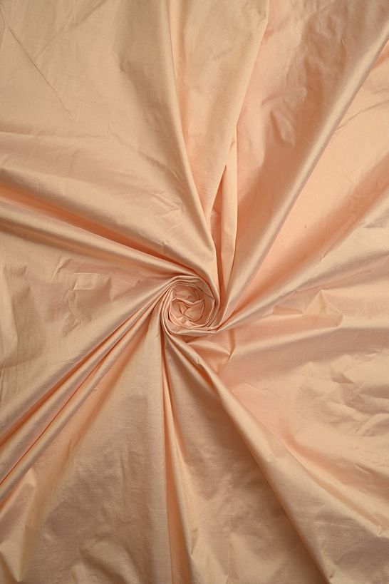 dupion light orange fabric