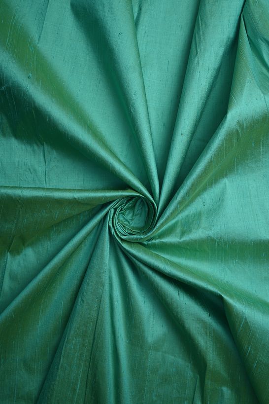 dupion mint cream sea green fabric