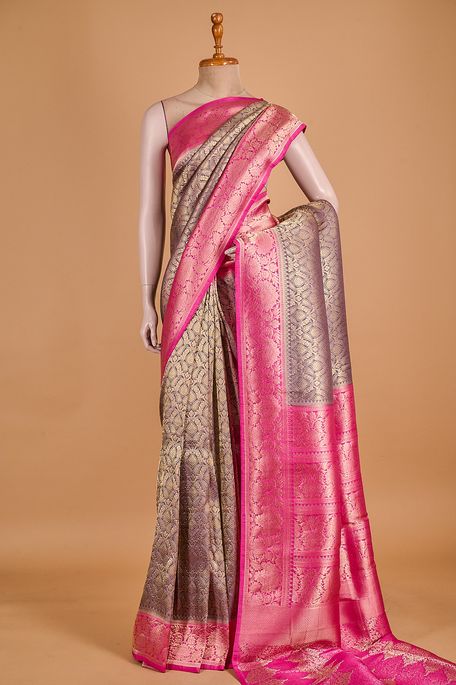 silk burgundy purple saree with blouse